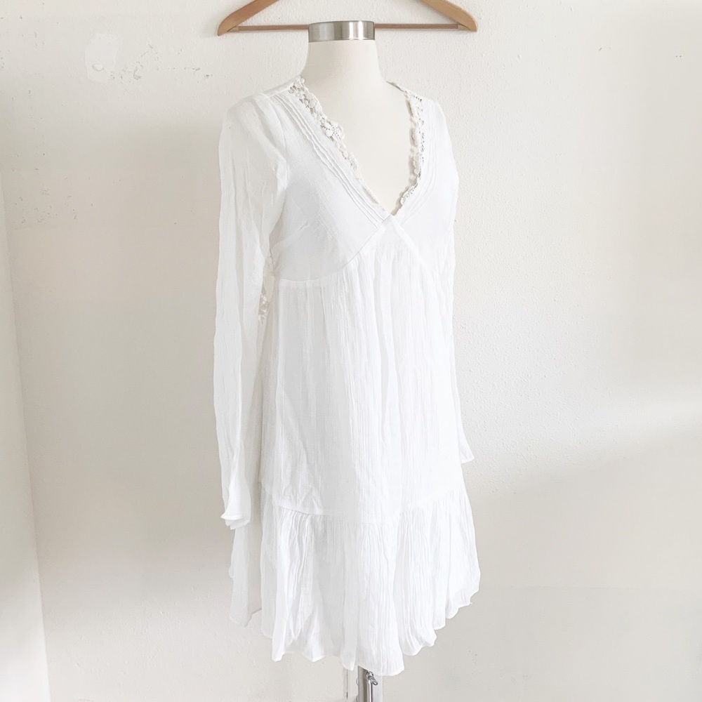 COPY - White boho dress open back